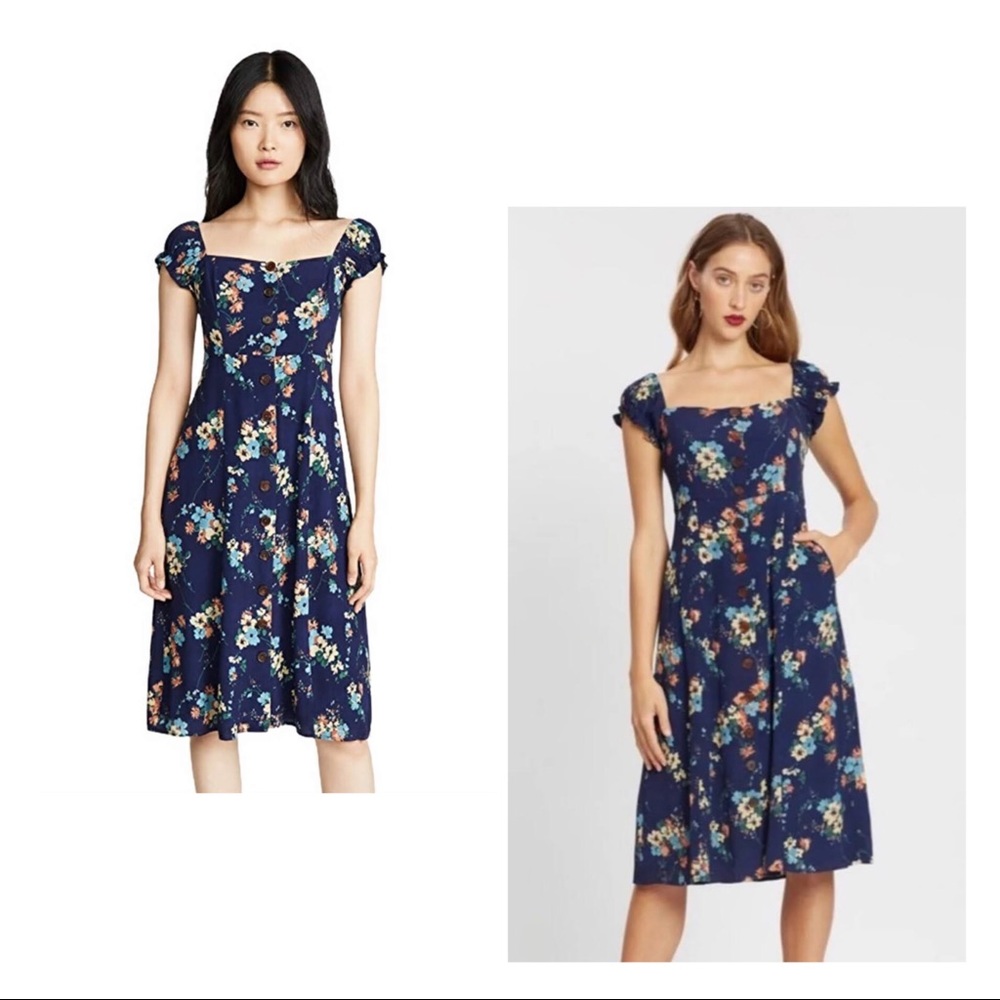 Capulet Revolve Mae Midi Floral Dress Small